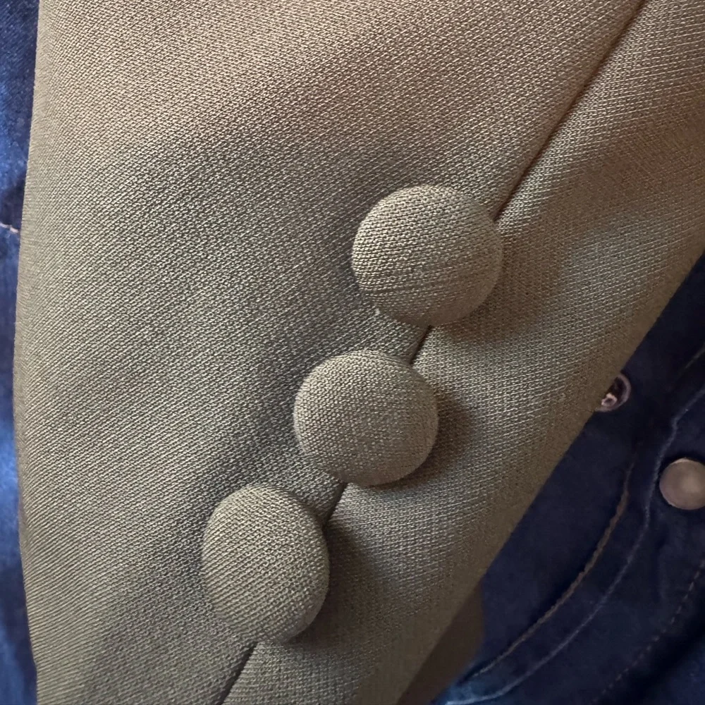 LookBook Store | Olive Green Asymmetrical Blazer - Picture 9 of 11